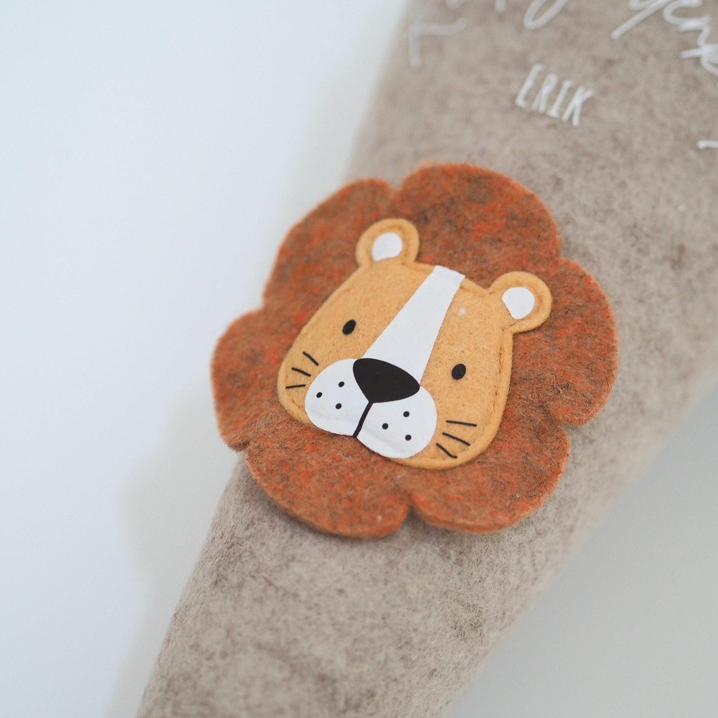 Kita-Tüte "Little Lion" | Mini Schultüte aus Filz