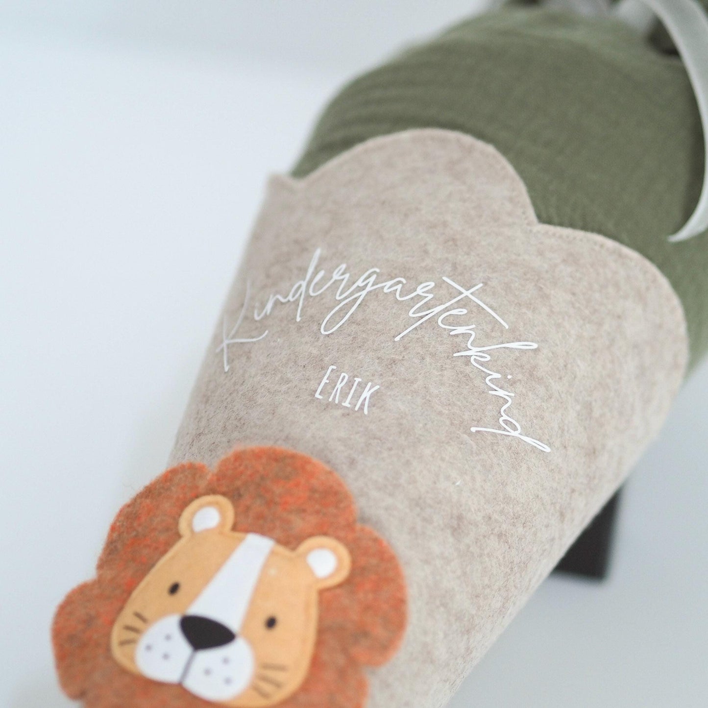 Kita-Tüte "Little Lion" | Mini Schultüte aus Filz