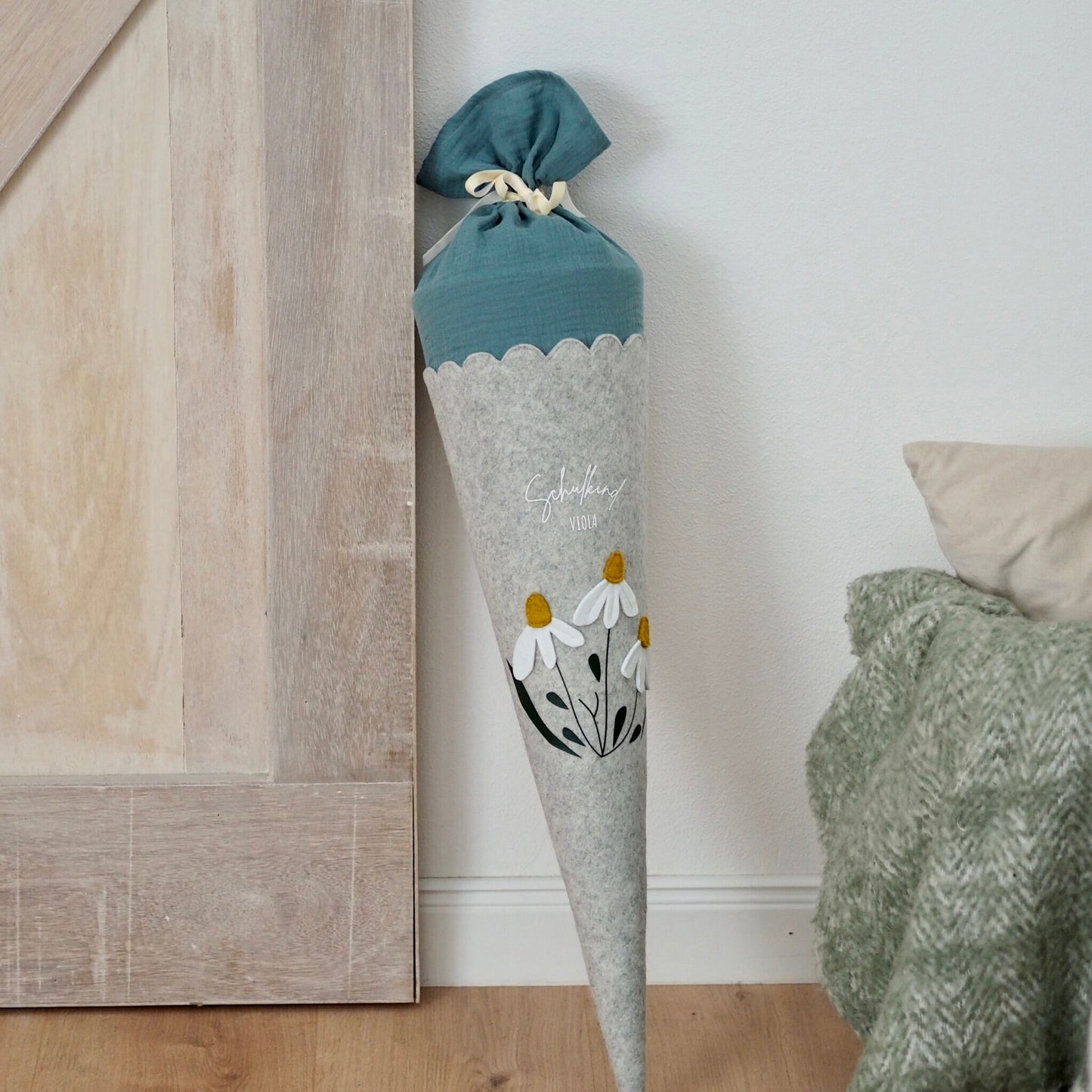 Personalisierte Schultüte | Blumenwiese | Für den ersten Schultag