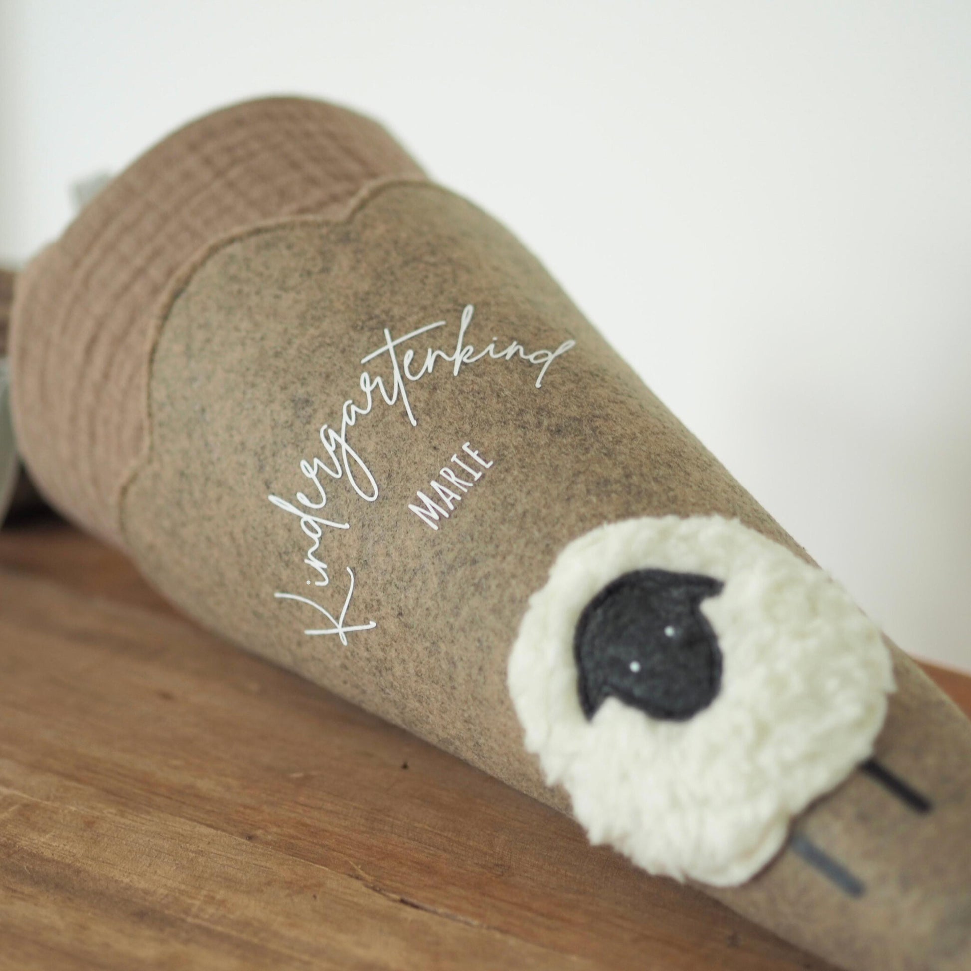 Kita-Tüte "Schäfchen" | Mini Schultüte aus Filz