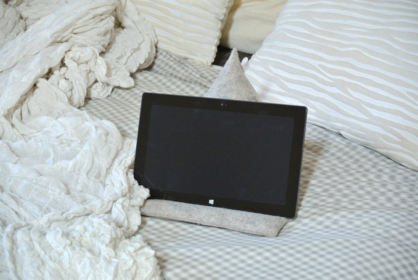 Tablet- /Buchhalterung - Rückhalt | Tabletstütze | Buchstütze | Tablethalter