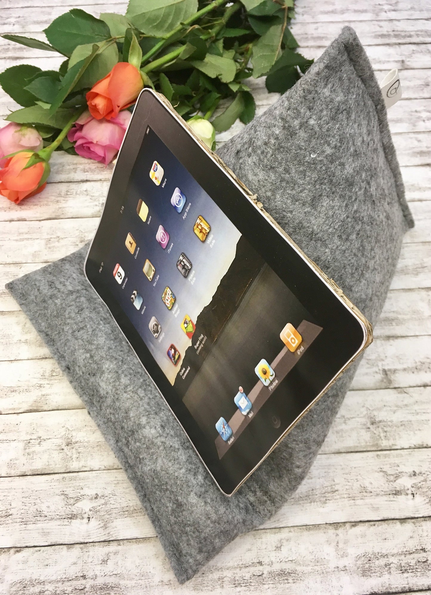 Tablet- /Buchhalterung - Rückhalt | Tabletstütze | Buchstütze | Tablethalter