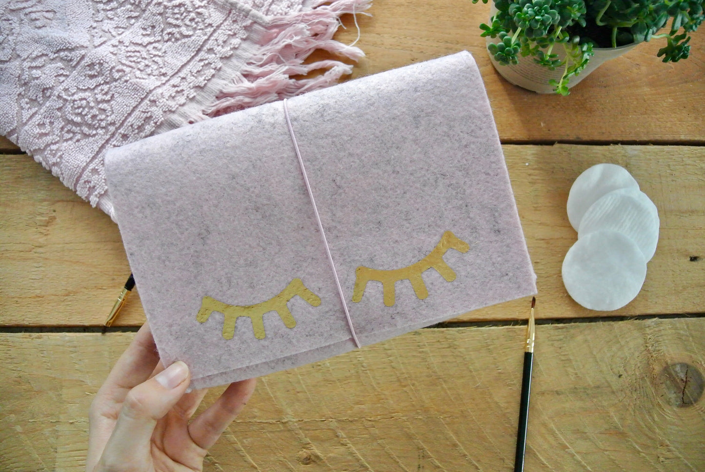 Kosmetiktasche rosa - SleepyEyes - die perfekte Tasche für Make-Up