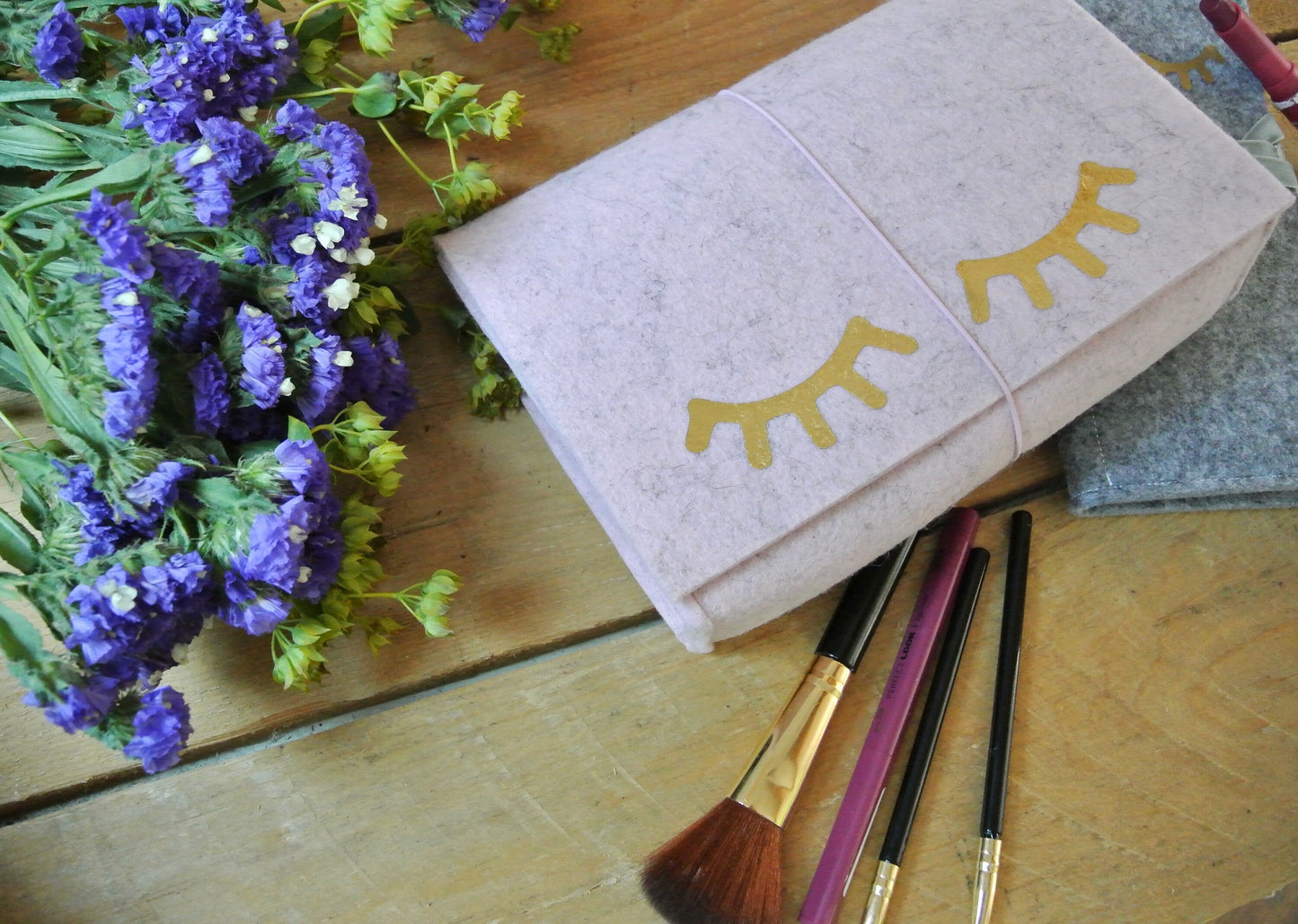 Kosmetiktasche rosa - SleepyEyes - die perfekte Tasche für Make-Up