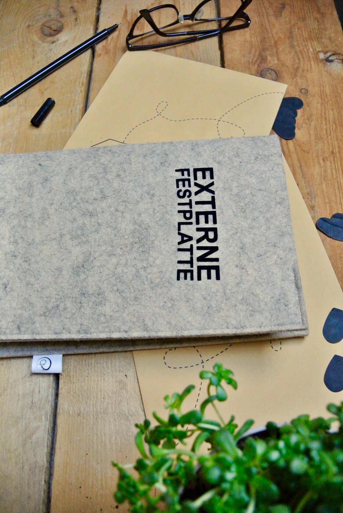 Notizbuch - Externe Festplatte
