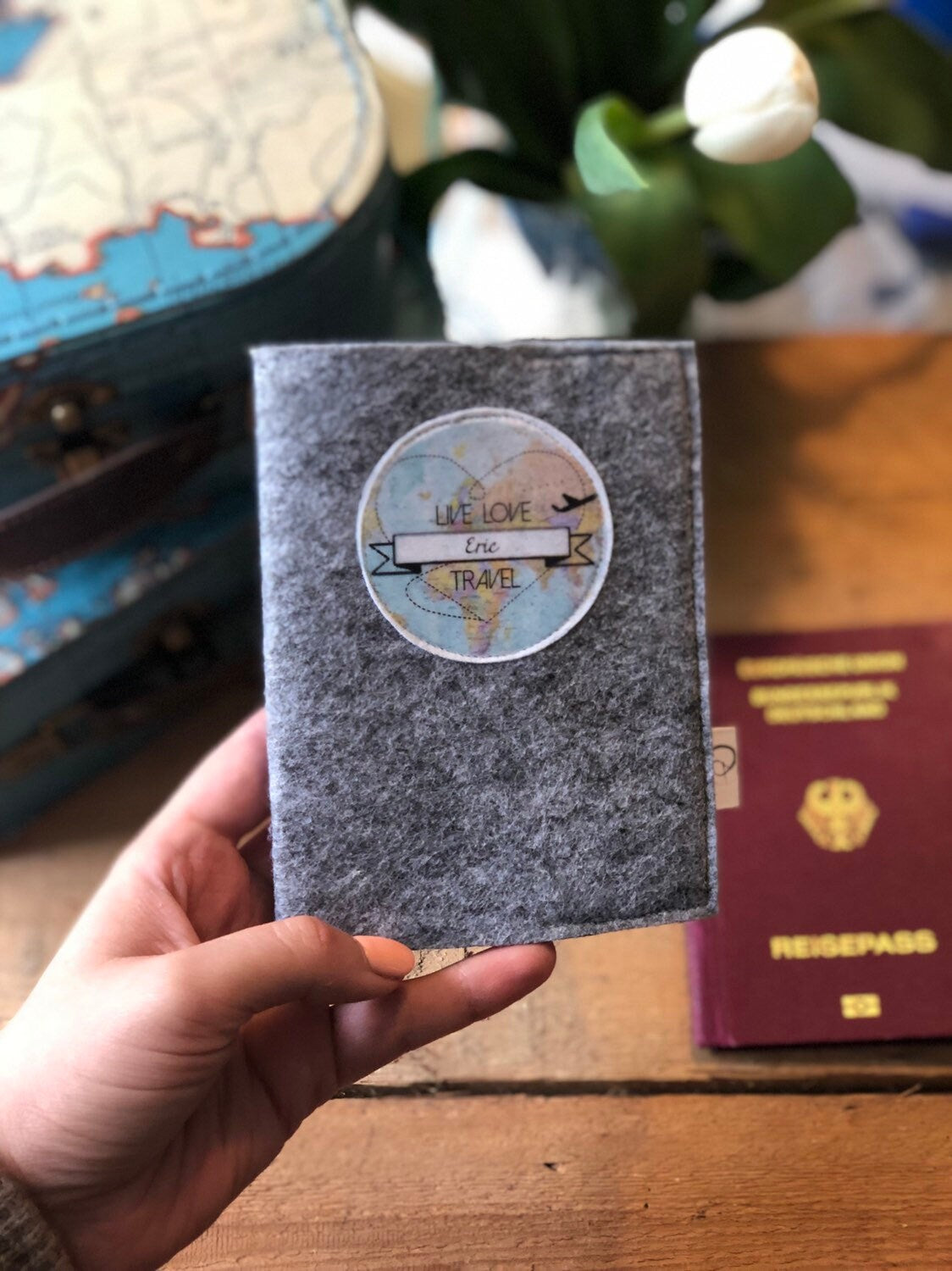 Personalisierte Reisepasshülle | Live Love Travel | der perfekte Wegbegleiter für die nächste Reise
