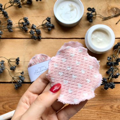 Nachhaltige Abschminkpads | 7 waschbare Make-up-Entfernerpads | Wiederverwendbar