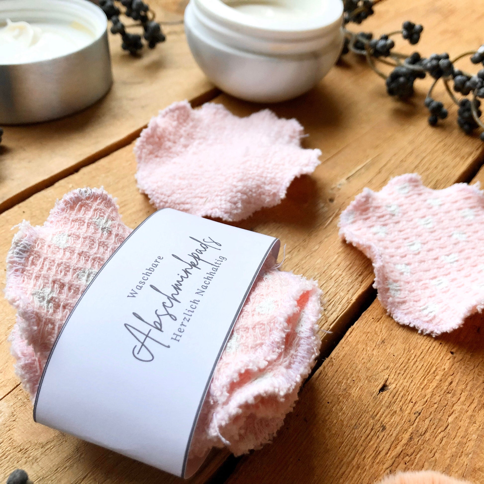 Nachhaltige Abschminkpads | 7 waschbare Make-up-Entfernerpads | Wiederverwendbar