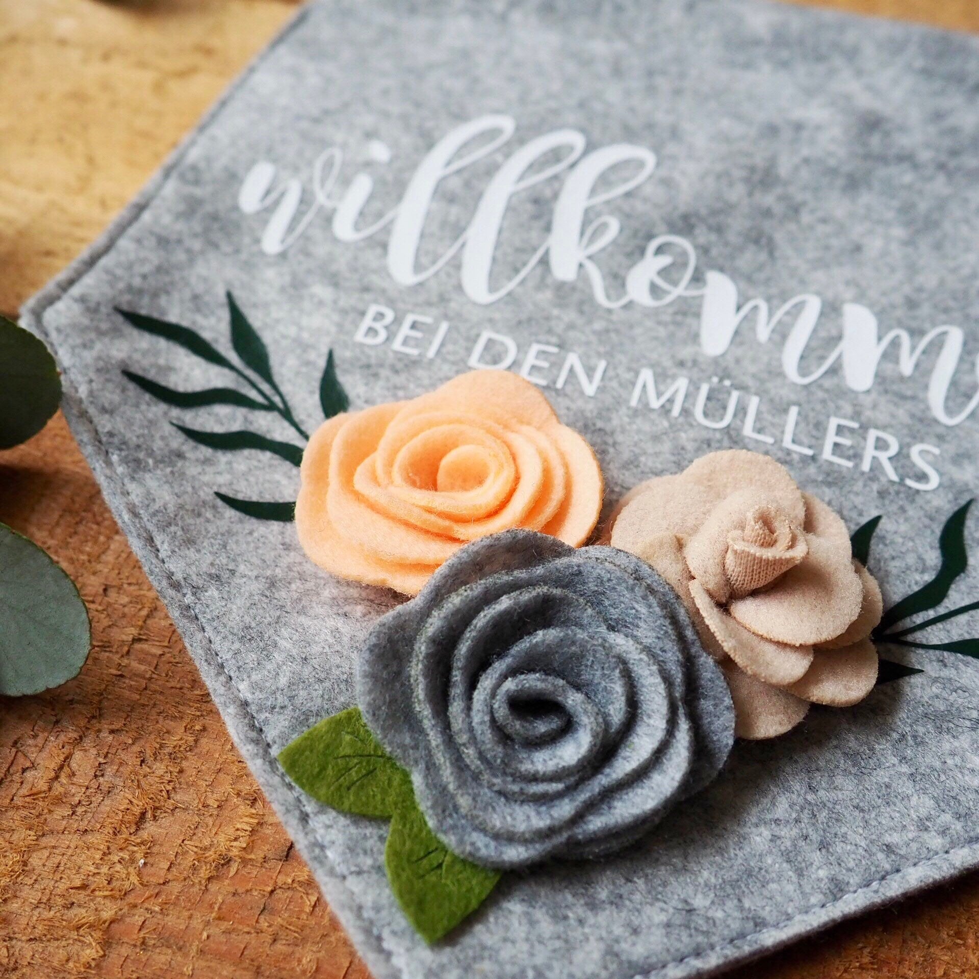 Hochzeitsgeschenk personalisiert | Türbanner | Willkommen bei