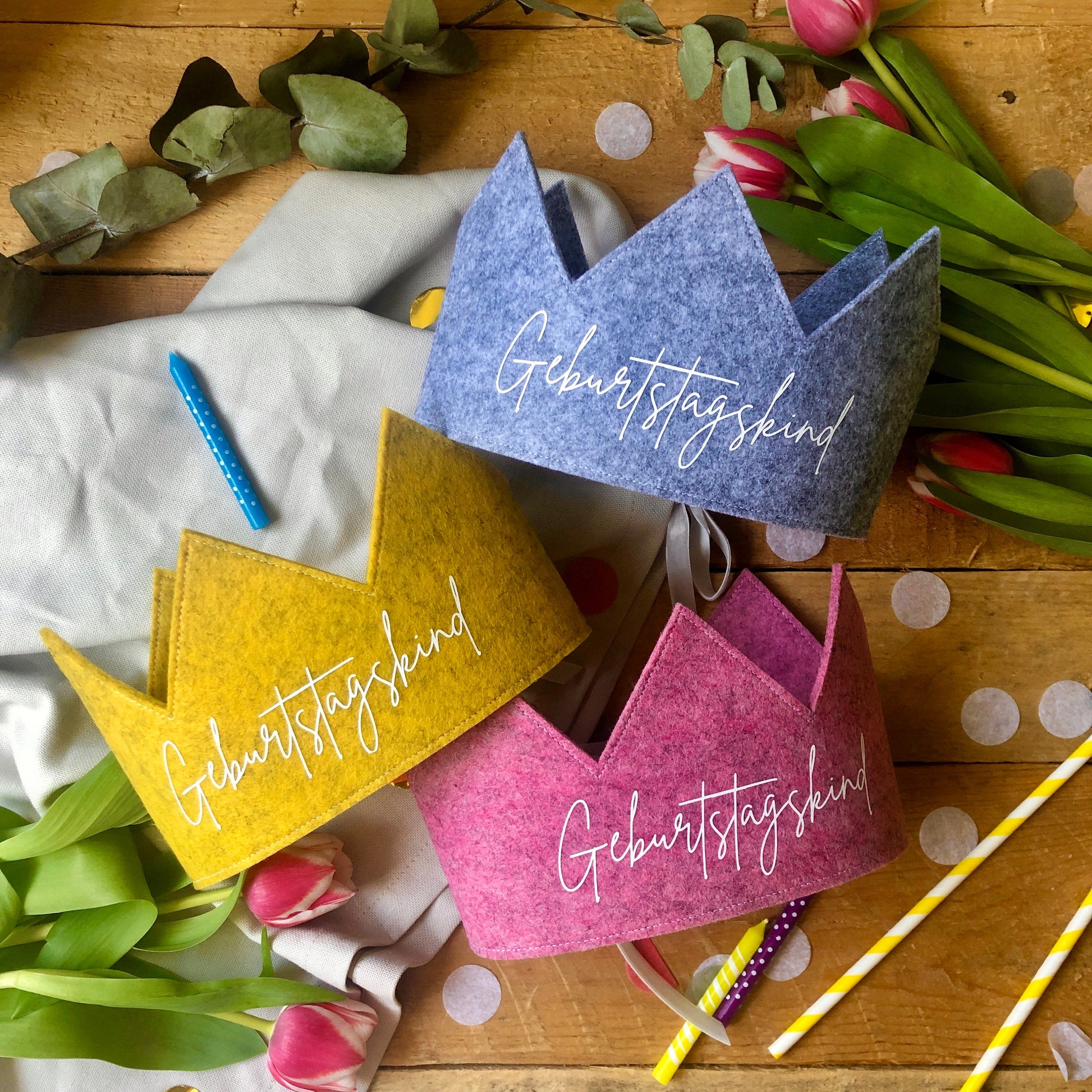 Geburtstagskrone | Geburtstagskind | Beeriges Pink