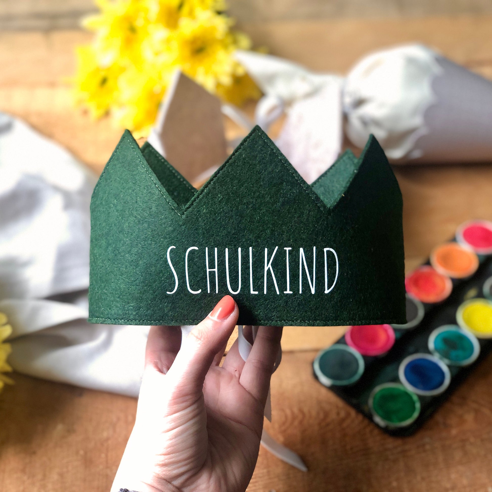 Krone Schulkind | Wunderschöne Krone für den ersten Schultag