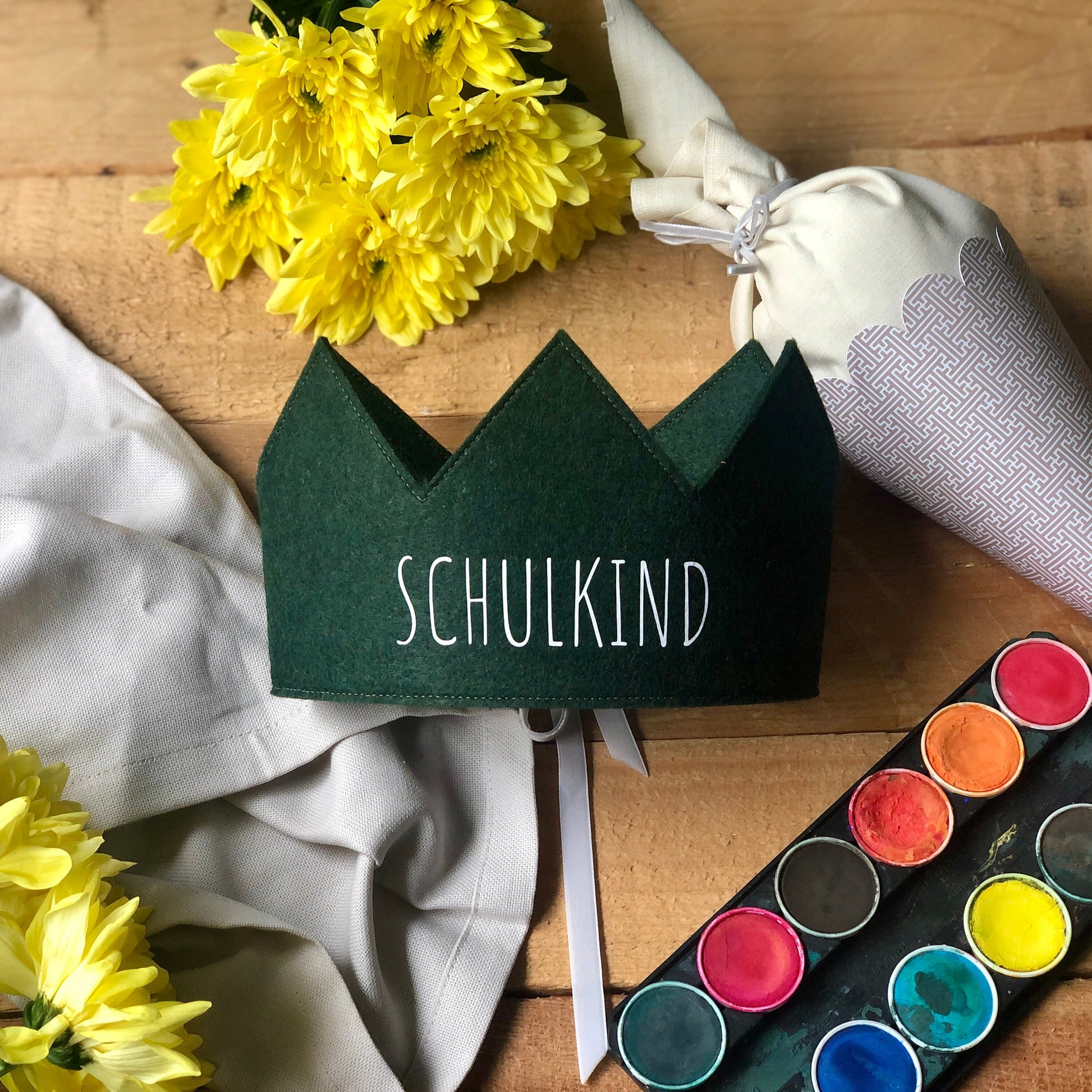 Krone Schulkind | Wunderschöne Krone für den ersten Schultag