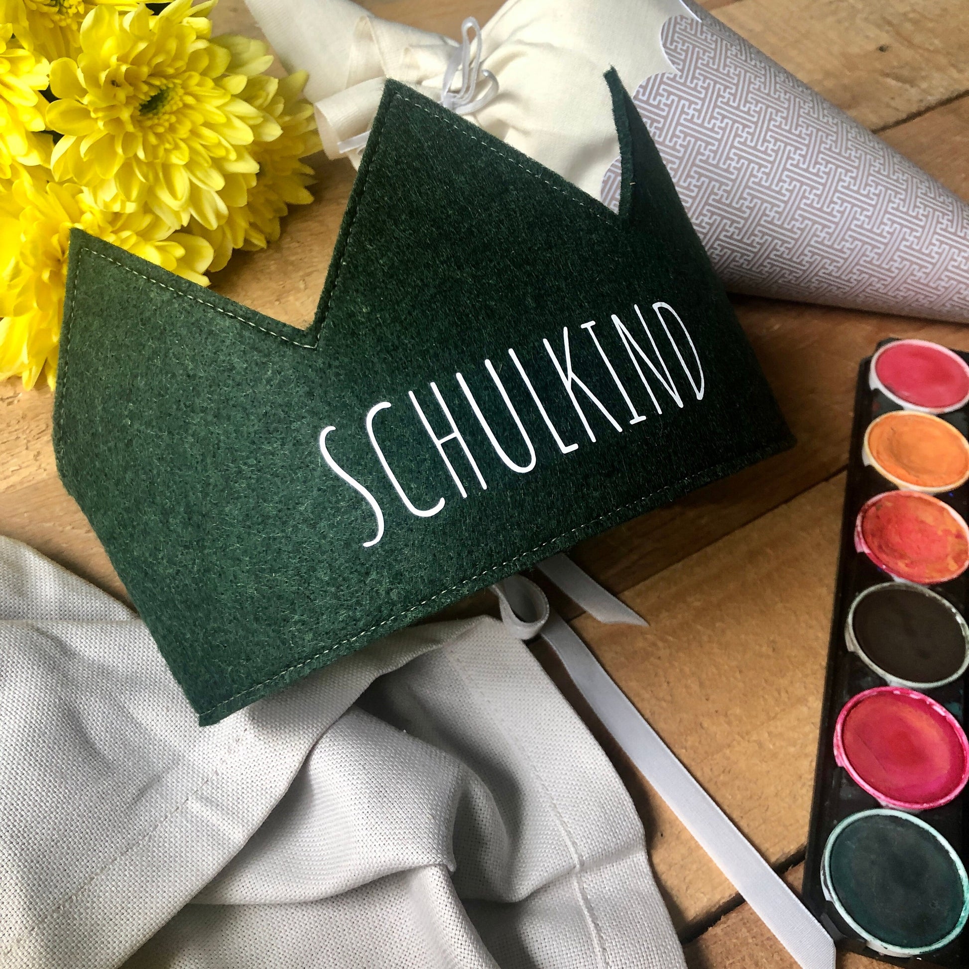 Krone Schulkind | Wunderschöne Krone für den ersten Schultag