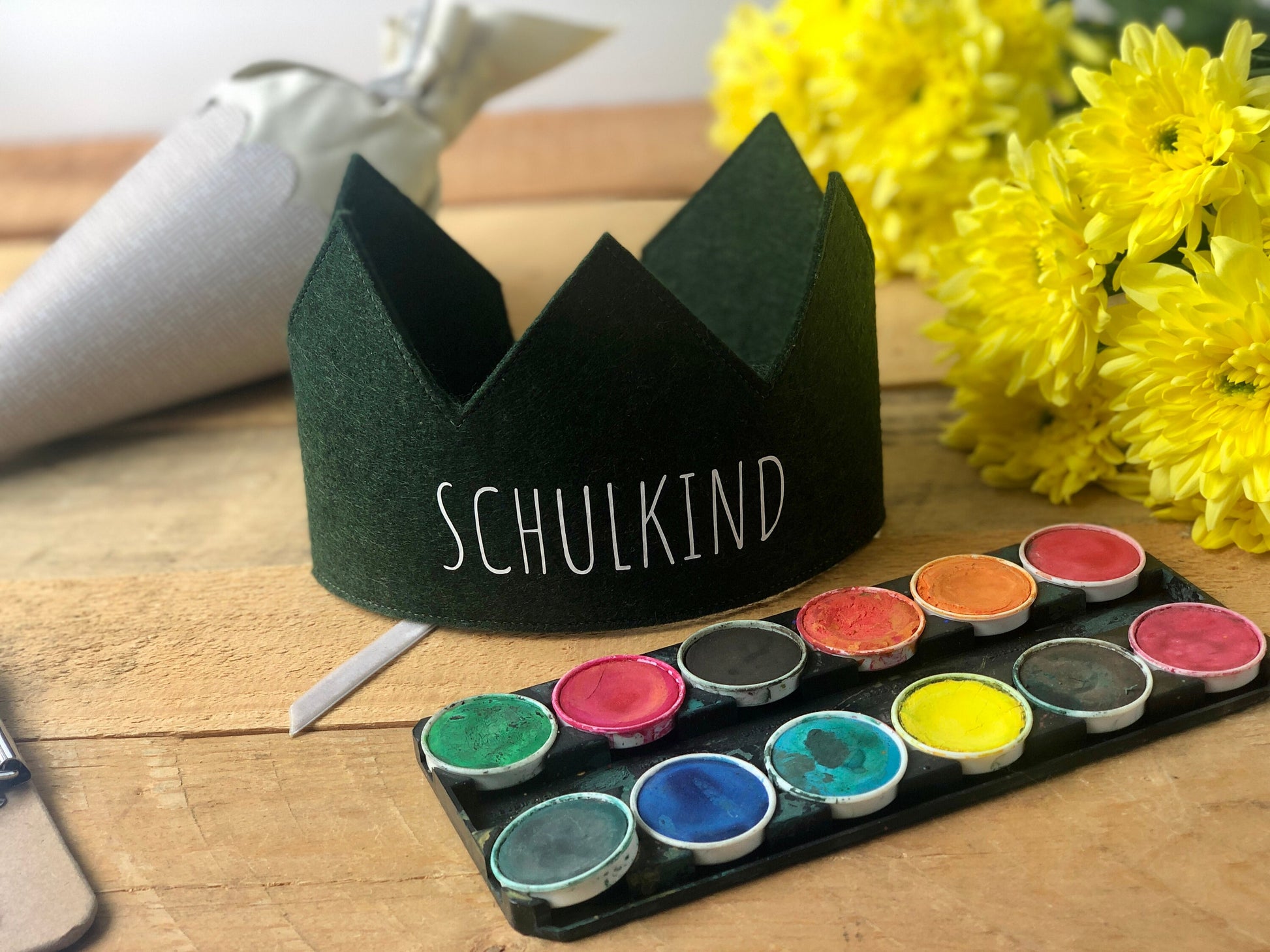 Krone Schulkind | Wunderschöne Krone für den ersten Schultag