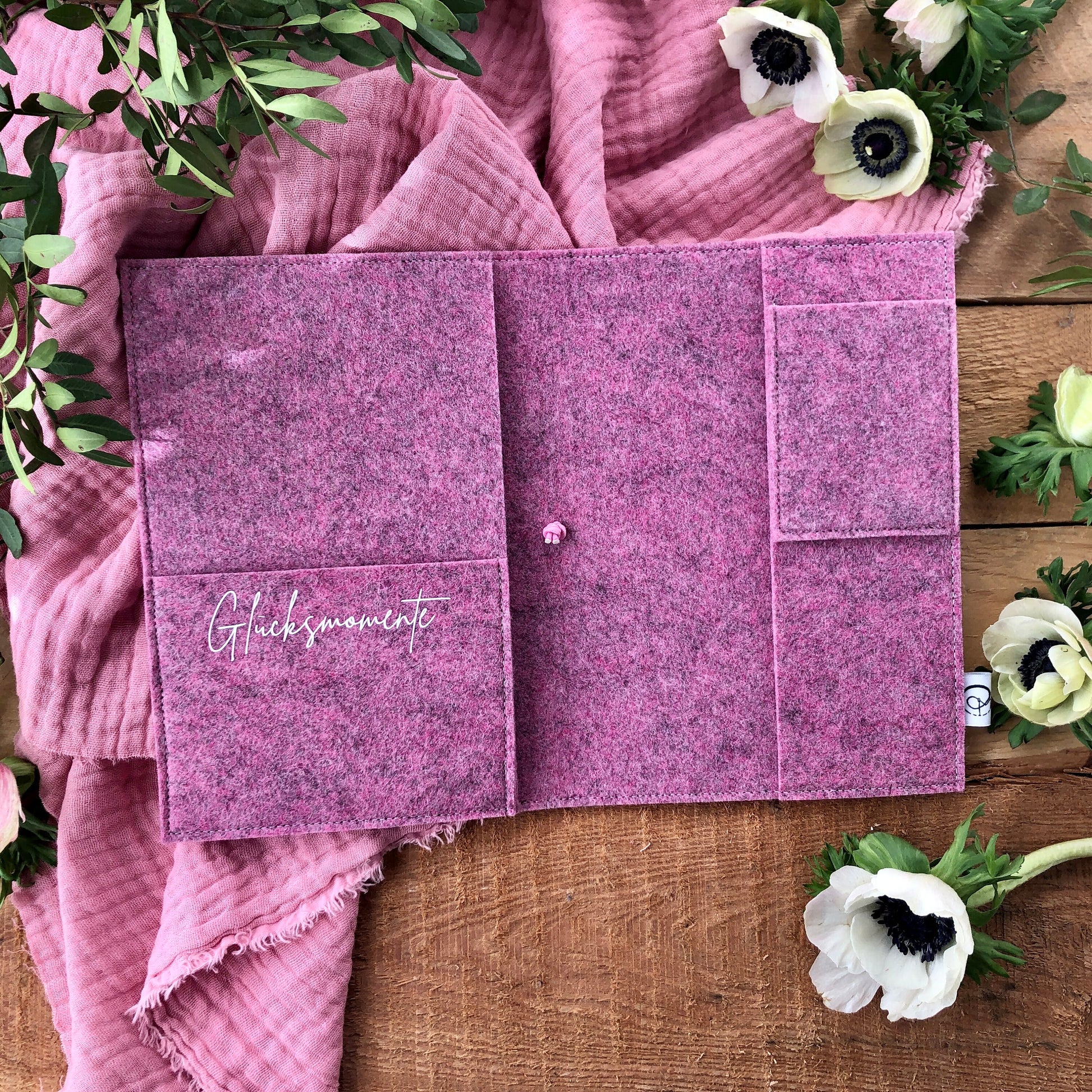 Mutterpasshülle aus Filz | Mom to be | Mutterpassumschlag | Geschenk für werdende Mütter