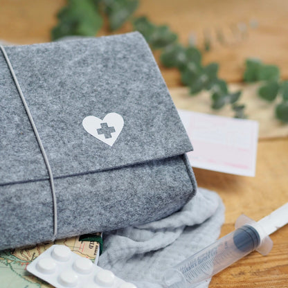 Reiseapotheke | Tasche aus Filz für Deine nächste Reise